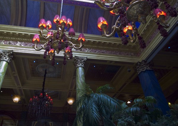 IRELAND, North, Belfast, Interior of the Cafe Vaudeville bar and restaurant in Arthur Street. Building used to be a Bank.