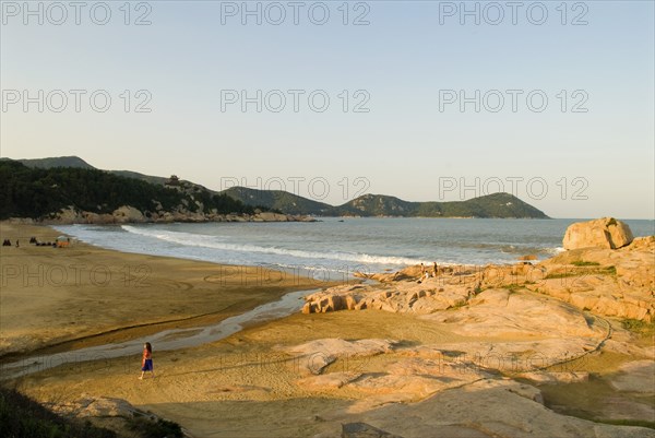 CHINA,  Zhejiang , Putuoshan, One Hundred Step Beach