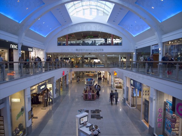 ENGLAND, East Sussex, Brighton, Churchill Square shopping centre interior.