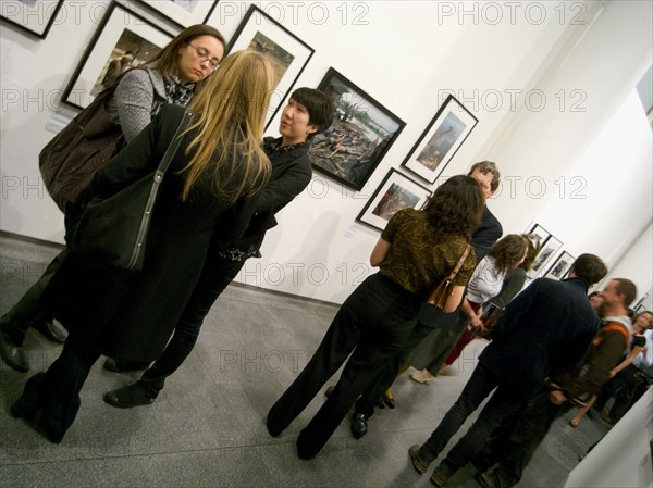 ENGLAND, East Sussex, Brighton, University gallery photography exhibition as part of the 2008 Biennial.