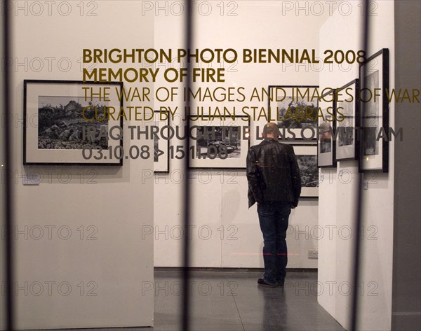 ENGLAND, East Sussex, Brighton, University gallery photography exhibition as part of the 2008 Biennial.