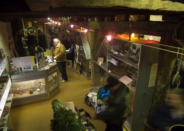 ENGLAND, West Sussex, Shoreham-by-Sea, Interior of the Marlipins museum in the High street.