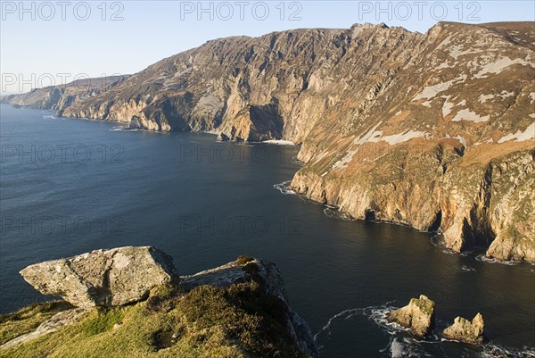20093548 IRELAND Donegal Slieve League General vista of famous sea cliffs