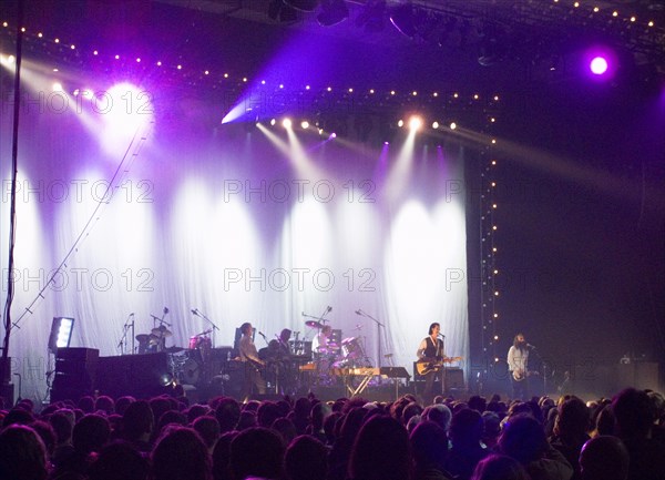 MUSIC, Performance, Concert, Nick Cave and the Badseeds on stage an the Brighton Centre.