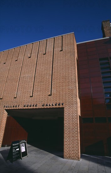 ENGLAND, West Sussex, Chichester, Pallant House Gallery. Exterior view of modern extension