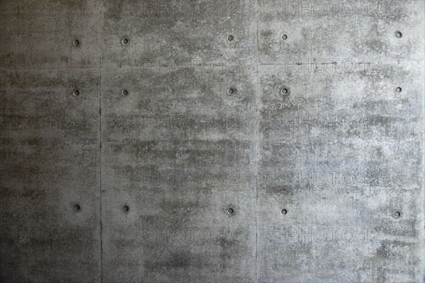 ARCHITECTURE, Detail, Walls, Section of concrete wall.