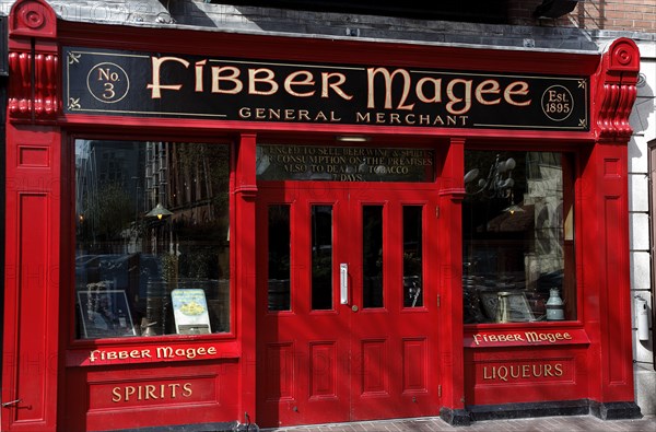 IRELAND, North, Belfast, "Keylands Place, Exterior of Fibber MaGee's Bar pub at the back of Robinson's bar in Great Victioria Street."