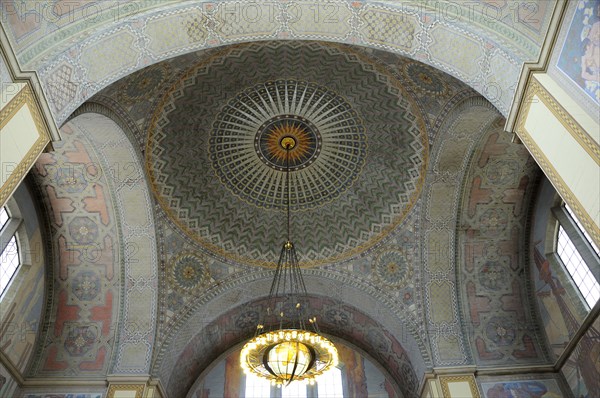 USA, California, Los Angeles, "Rotunda dome, LA County library"