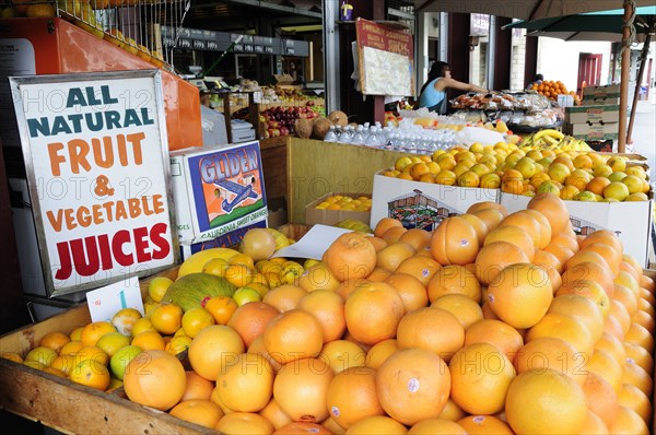 USA, California, Los Angeles, "Fruit stall, Farmers Market"