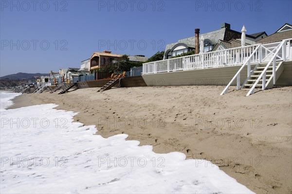 USA, California, Los Angeles, "Beachfront houses, Malibu Colony, Malibu"