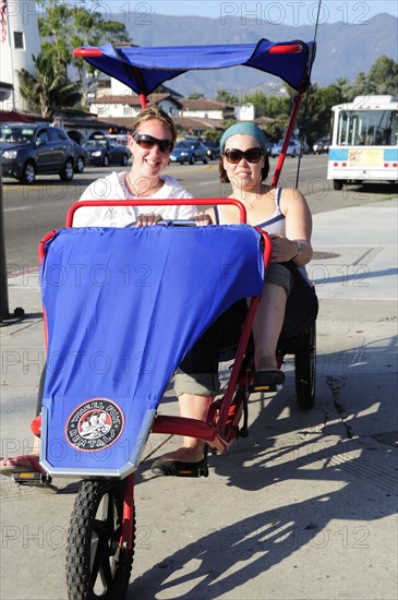 USA, California, Santa Barbara, Fun bicycle.