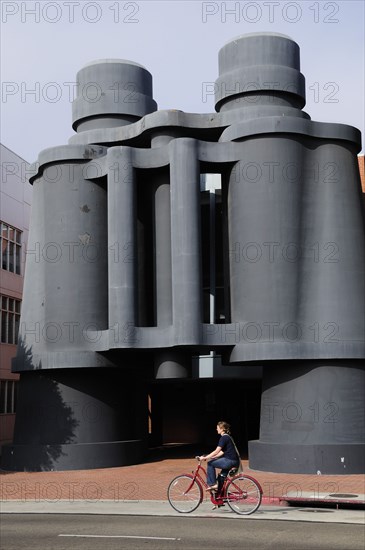 USA, California, Los Angeles, "Chiat/Day building, Main Street, Santa Monica. Designed by Frank Gehry."