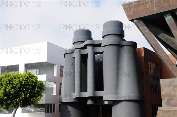USA, California, Los Angeles, "Chiat Day building, Main Street, Santa Monica. Chiat/Day. Designed by Frank Gehry."