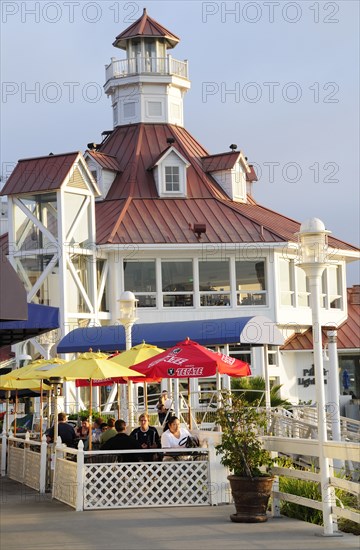 USA, California, Los Angeles, "Shoreline Village scene, Rainbow Harbour, Long Beach"