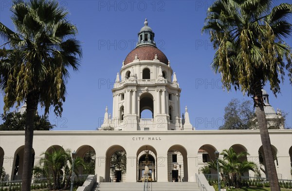 USA, California, Los Angeles, "Spanish Renaissance style City Hall, Pasadena"