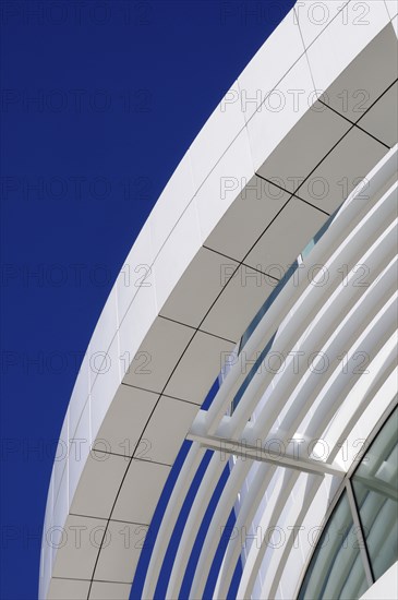 USA, California, Los Angeles, "Architectural detail, Getty Centre"