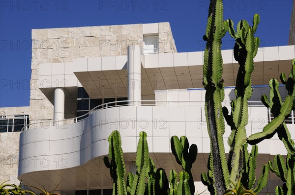 USA, California, Los Angeles, "Cacti & Exhibitions Pavilion, Getty Centre"