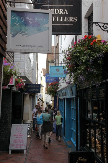 ENGLAND, East Sussex, Brighton, "The Lanes, Meeting House Lane."