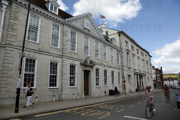 ENGLAND, East Sussex, Lewes, "High Street, Crown Court Building."