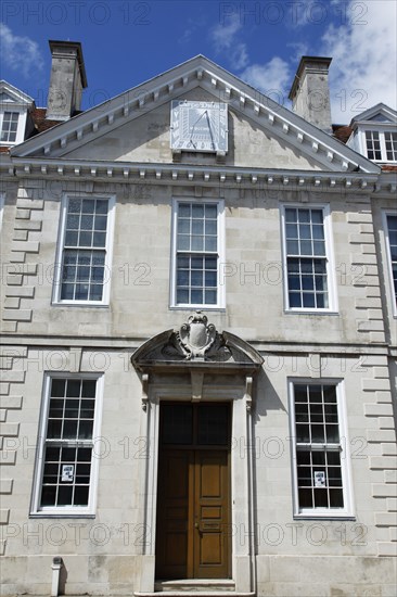 ENGLAND, East Sussex, Lewes, "High Street, Crown Court Building."