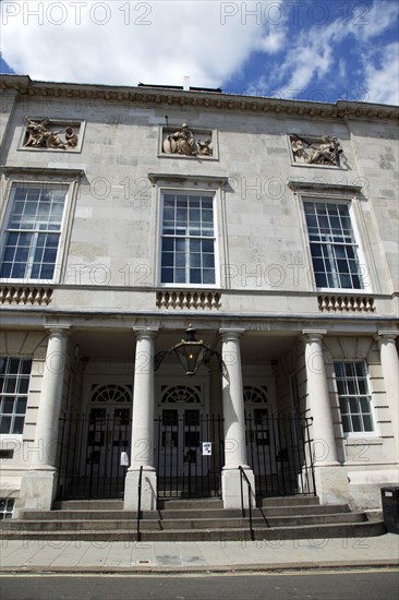 ENGLAND, East Sussex, Lewes, "High Street, Crown Court Building."