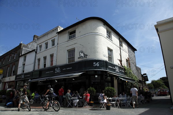 ENGLAND, East Sussex, Lewes, "Cliffe High Street, Bills Produce Store and Cafe. "