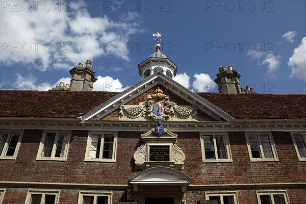 ENGLAND, Wiltshire, Salisbury, "High Street, Exterior of the College of Matrons 1682."