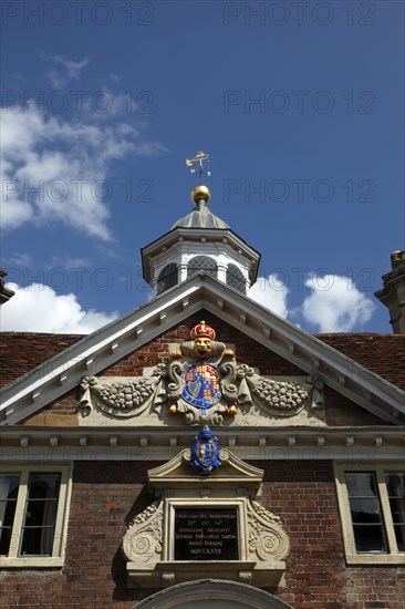 ENGLAND, Wiltshire, Salisbury, "High Street, Exterior of the College of Matrons 1682."