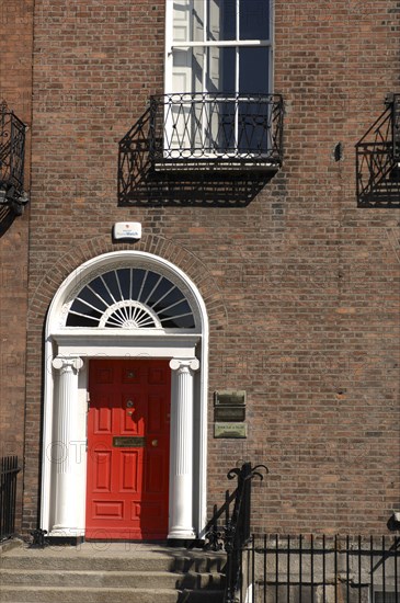 IRELAND, Dublin, Georgian Doorway  Fitzwilliam Square.