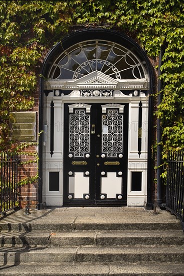 IRELAND, County Dublin, Dublin City, Georgian Doorway.