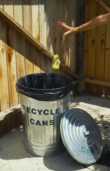 Environment, Recycling, Recycling Tins.