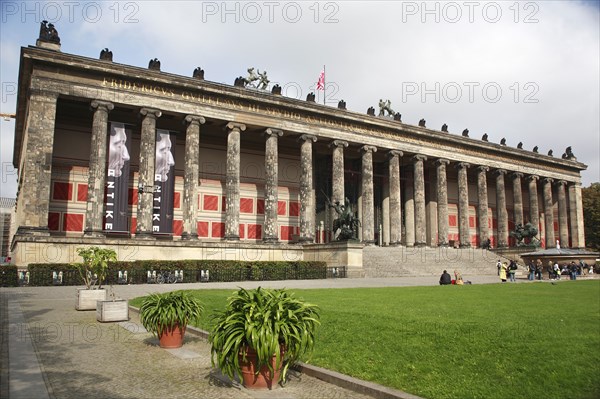 Germany, Berlin, Altes Museum exterior.