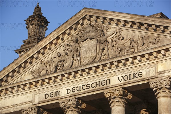 Germany, Berlin, the Reichstag building.