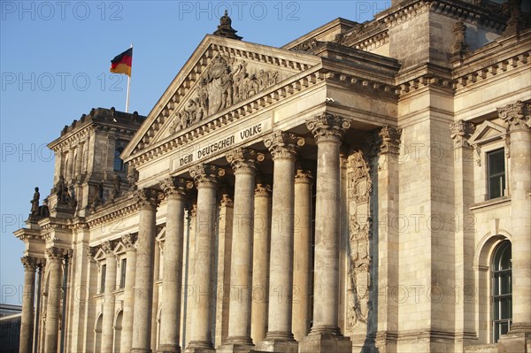 Germany, Berlin, the Reichstag building.