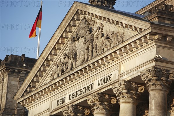 Germany, Berlin, the Reichstag building.