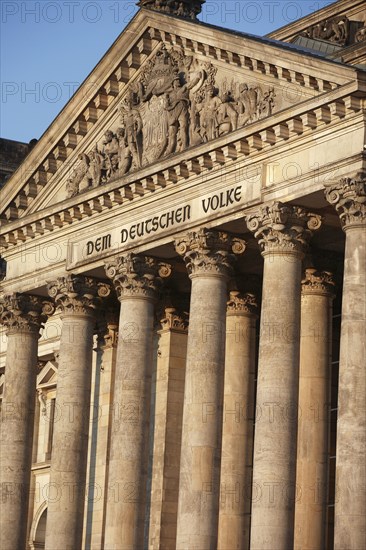 Germany, Berlin, the Reichstag building.