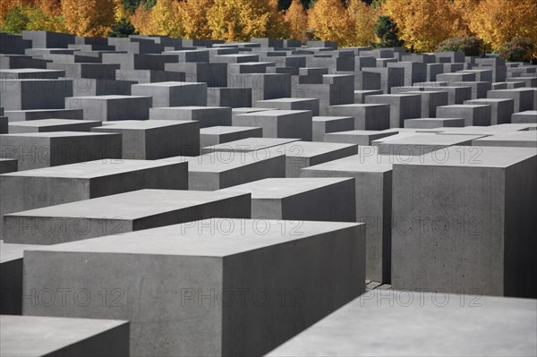 Germany, Berlin, Stele, Holocaust Memorial.