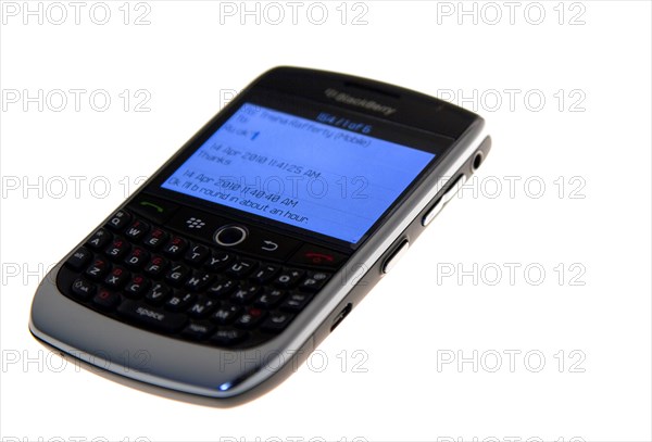 COMMUNICATIONS, Telephone, Mobile, Blackberry Curve 8900 Smart Phone.