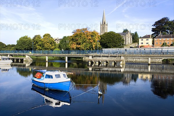 IRELAND, County Sligo, Sligo town, River Garavogue.