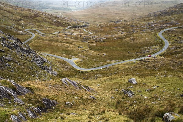 IRELAND, County Cork, Tim Healy Pass, The Healy Pass is 8 miles long and rises to 334 metres linking counties Cork and Kerry.