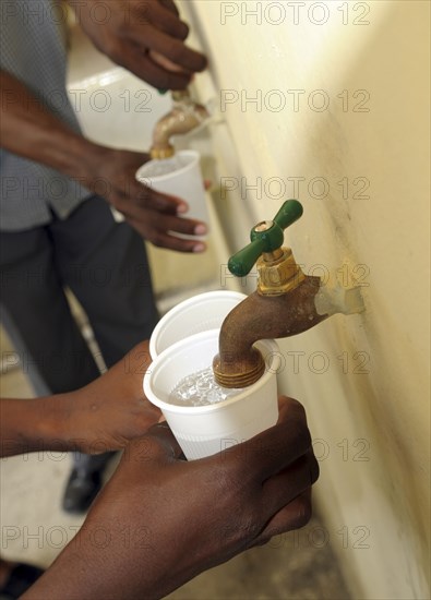 HAITI, Isla de la Laganave, Lemon Aid, Water taps instaleld by Scotish charity.