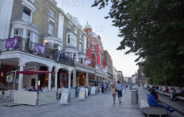 England, East Sussex, Brighton, New Road, Exterior or the Theatre Royal at night.