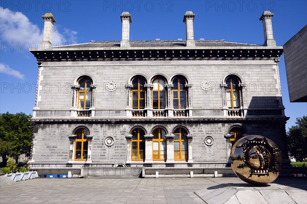 Ireland, County Dublin, Dublin City, Trinity College university Venetian Byzantine inspired Museum Building housing the Geology Department designed by Thomas Deane and Benjamin Woodward and built in 1853-57.