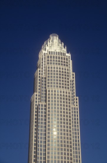 Charlotte, North Carolina, USA. Bank of America headquarters. America Architectural Architectural Feature Architecture Bank Of America Bank Of America Plaza Building Buildings Charlotte Cities City Day Daytime High Rise High Rises High-rise High-rises No One No People Nobody North Carolina Outdoors Outside Skyscraper Skyscrapers US USA United States Urban Vertical bank banking nc tower 1 American Blue North America North Carolina First in Flight Northern Single unitary United States of America
