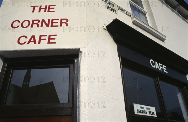 The Corner Cafe in Hove East Sussex England Bar Bistro European Great Britain Northern Europe Restaurant UK United Kingdom
