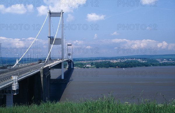 Bristol, England. Severn Bridge towards Wales. Cymru Great Britain Northern Europe UK United Kingdom