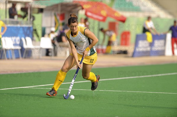 India, Delhi, 2010 Commonwealth games  Womens hockey match.