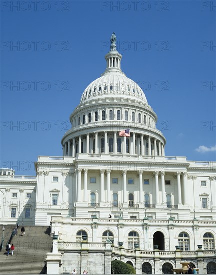 USA, Washington DC, The Capitol building.