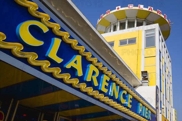 Clarence Pier amusement arcade on the seafront in Southsea. Photo : Paul Seheult