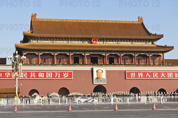 Tiananmen Square The Tiananmen also known as Gate of Heavenly Peace.. Photo: Mel Longhurst